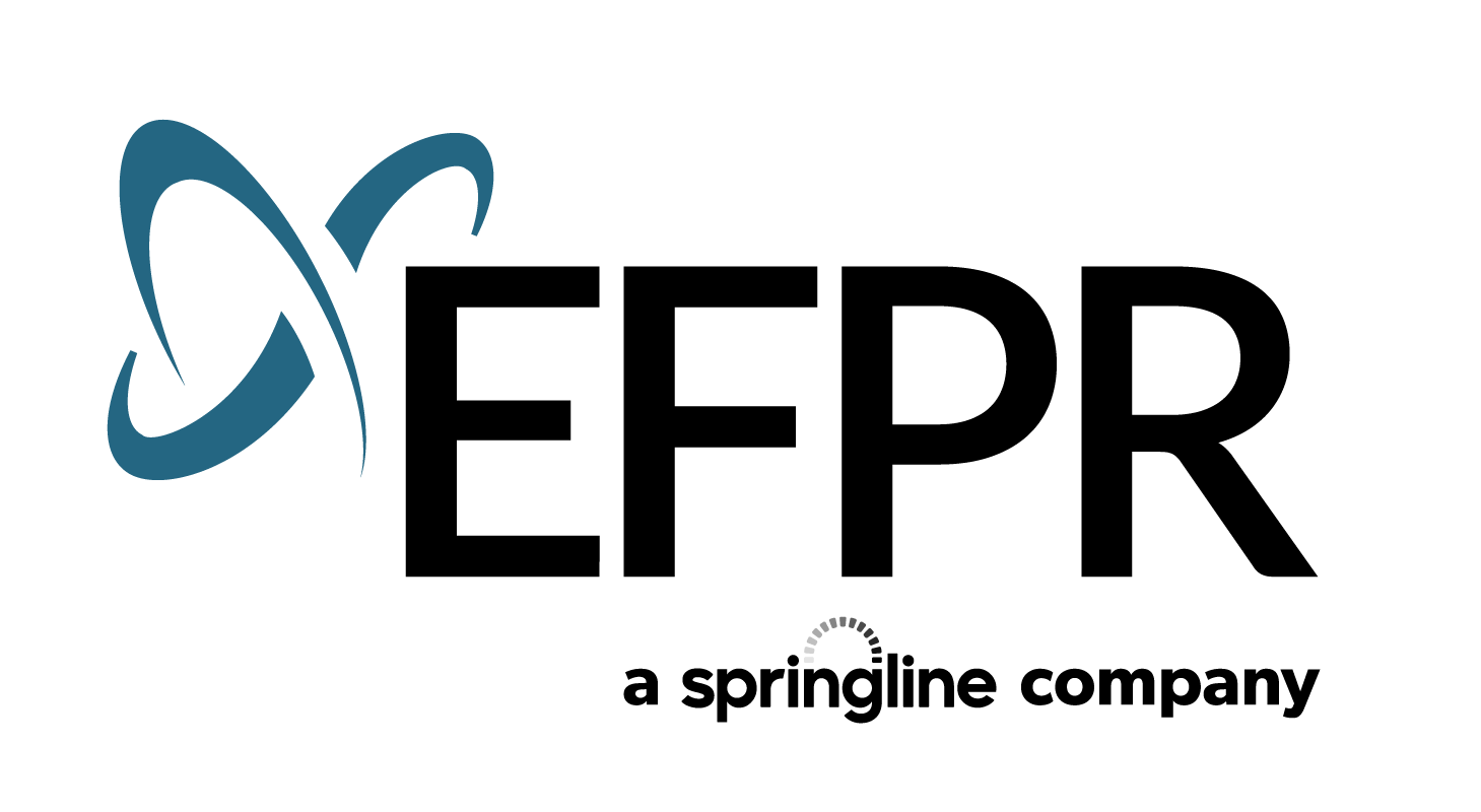 EFPR Group logo — professional wordmark with EFPR Group in uppercase letters, representing EFPR Group, a Springline firm specializing in accounting, tax, and business advisory services.