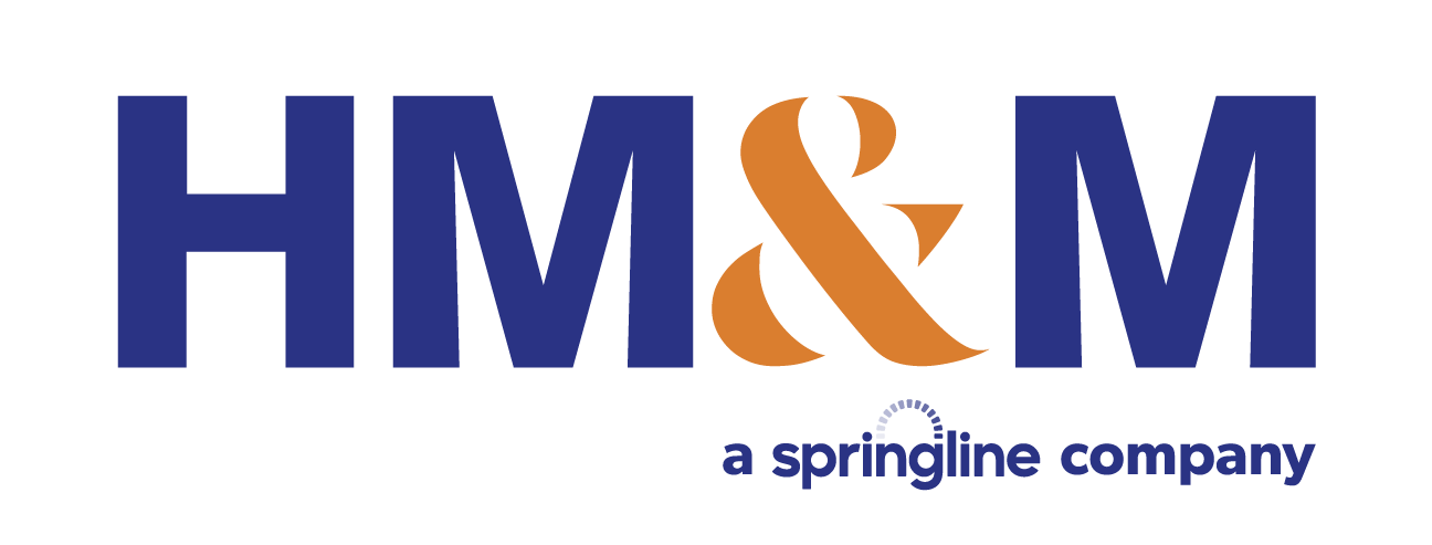 HM&M logo — sleek wordmark with HM&M in bold, stylized text, representing HM&M, a Springline firm offering comprehensive accounting and advisory services.