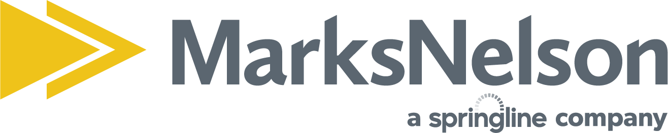 MarksNelson logo — sleek wordmark with MarksNelson in black bold text, representing MarksNelson, a Springline firm delivering accounting and business advisory services. 